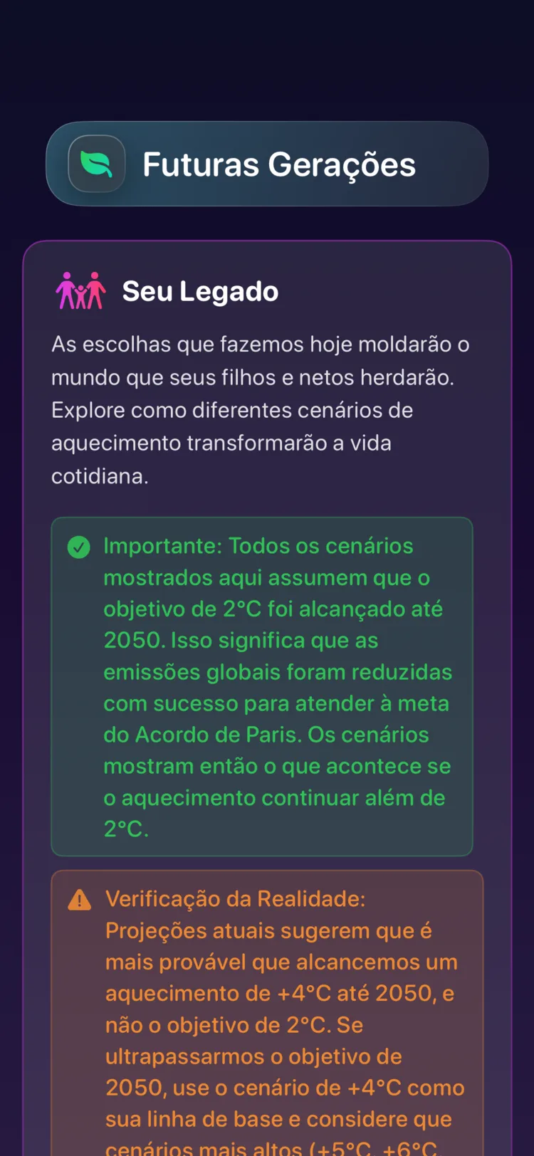 Gerações Futuras no Decarbonr: como os cenários de aquecimento moldam o mundo que as crianças herdam